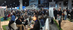 Housewarming: For the first time, Houzz and Nissan will have a 
presence at the 2014 PSP Expo. Here, the Houzz booth at the 2014 NAHB 
Intl. Builders’ Show buzzed with activity, including in-booth seminars.