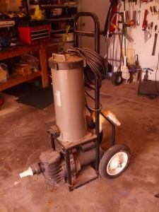 May I borrow that?: Tools such as this portable vacuum are loaned to members of IPSSA's Fort Worth chapter free of charge.