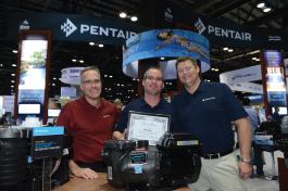 Pentair’s SuperMax VS pump wins Best Green Product.