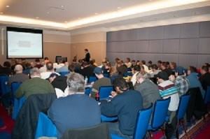 Study hall: Baystate Pool Supplies’ 2015 Opportunity Days Exhibitor Show included educational seminars, such as this one at Mohegan Sun in Connecticut. (Photo courtesy Baystate)