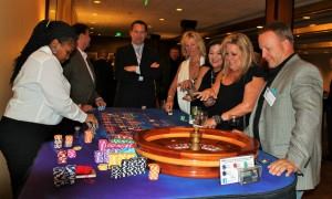 Members enjoy the Casino Royale event, from which all proceeds were earmarked for The Water Project, which sends water to African communities.