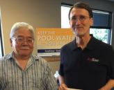 Dr. Everett Nichols and Terry Arko (L-R)