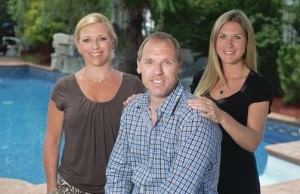 (L-R) Siblings and co-owners Tara Onthank, Michael Vassallo and Gina daRoza credit their father’s influence and work ethics as a driving force behind their business today.