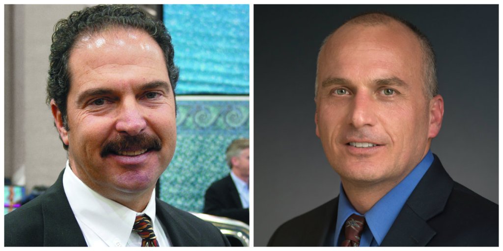Left: Latham Pool Products Chairman Mark Laven; Right: Latham CEO Scott Rajeski