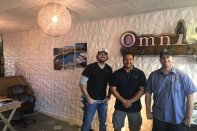 Company owners, from left: Aaron Baker, Martin Lopez, and Michael Baker.