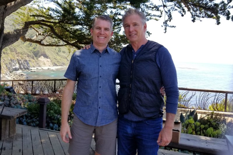 Left to right: Watershape University's David Peterson and Blue Mind's J. Wallace Nichols