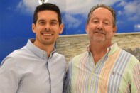 (l-r) Michael Arrieta, Founder/CEO, Garden City; Dan Essig, Former CEO, Essig Pools