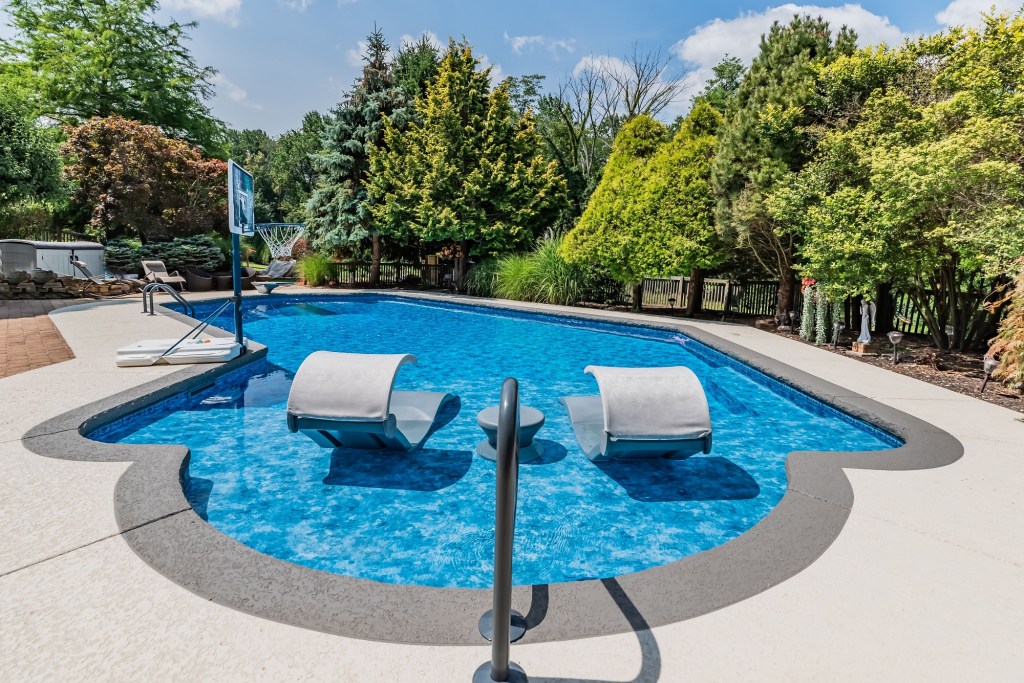 A renovated pool by Goodall Pools & Spas