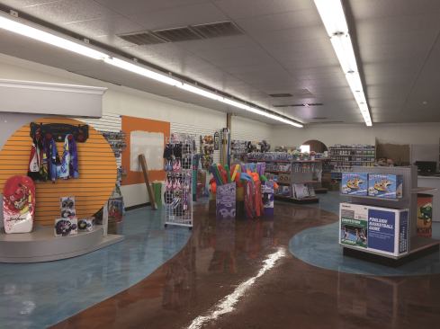 B&L Pools had a soft opening at the new location to start the season while completing the rest of the build.