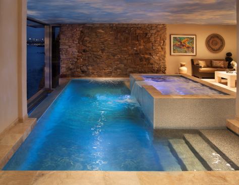 B&B Pool and Spa Center took home a Gold award for Specialty Pools: Interior, along with two Merit awards for Pool/Spa Combination: Concrete and Residential Concrete Pools Geometric: 601 sq. ft. or more, a category in which it also received a Silver award.