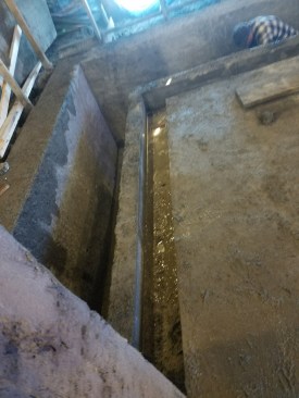 This shows the slot in which the panels were placed.