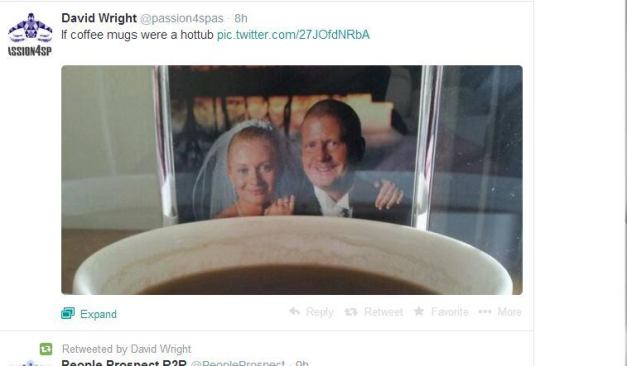 If you don't already follow 
@passion4spas, you should. This clever and comical post had us laughing, so we headed on over to the user's feed to see what really was happening. Part jokes, part inspiration and part business, it's the perfect example of how to use Twitter. If you like what you find, be sure to RT a post here and there, and help spread the joy of hot tubs globally. #PSNSocialService