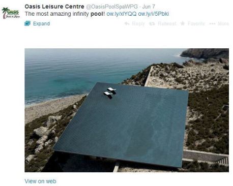 @OasisPoolSpaWPG has hit the nail on the head with this one. This definitely is a spectacular infinity pool. Almost too good to be true. #PSNSocialService