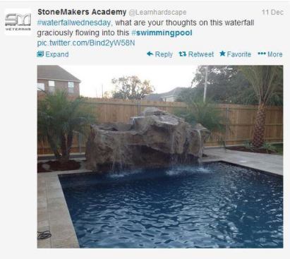 @Learnhardscape  asked its followers for an opinion of this waterfall feature. How do you feel about the design? #PSNSocialService