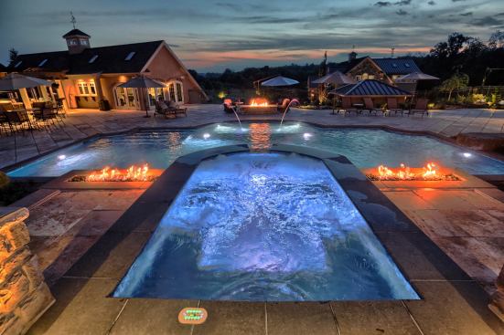 Northeast Spa & Pool Association members voted for Aquavisions to receive the People’s Choice Best of Competition Award during a ceremony October 17 in Atlantic City, N.J. The Mechanicsburg, Pa.-based firm also earned accolades in five other categories, including Gold Awards for Residential Concrete Pools Geometric: 601 sq. ft. or more; Renovation: Concrete; Pool/Spa Combination: Concrete; and Commercial: Pool. The company also earned a Bronze award in the best Electric Cover with Tracks category.