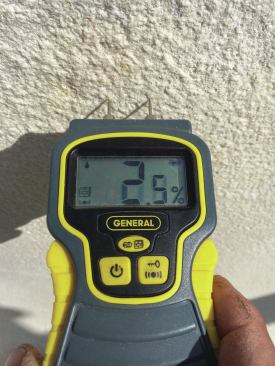 From the bottom up: A pro makes sure the substrate’s moisture content is below 20 percent. During winter, this prevents ice from forming overnight once the bond coat is applied.