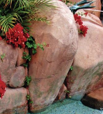 Common mistakes: These rocks don’t contain enough shading and appear flat. More color is needed to depict aging, shadowing and staining.