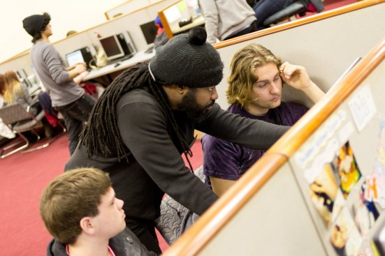 Master Spas built a classroom inside its manufacturing facility for the Crossing students.