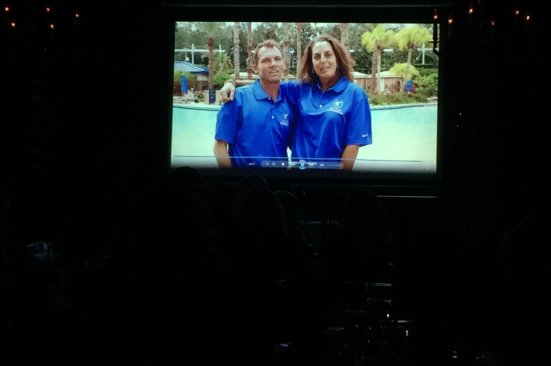 The stars of the evening, Paul Oliver and Roberta Prygon discussed their passion for in the industry in a video Q and A. 