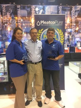 Del Vaglio and Eagles were presented with their awards during a ceremony at the PSP Expo.
