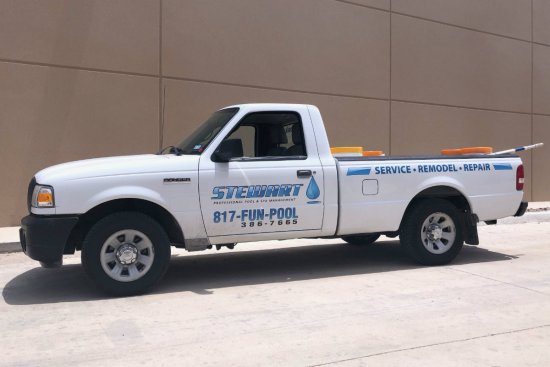 Proof that not every work vehicle needs big bold graphics, this truck takes a minimalist approach and looks darn sharp. And a low-profile bed allows easy access to supplies.