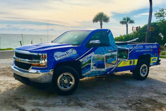 It's the kind of truck homeowners would like to see in their driveway — and what a wrap! The Polaroid pictures evoke summertime memories. Isn't that what this industry is all about? 