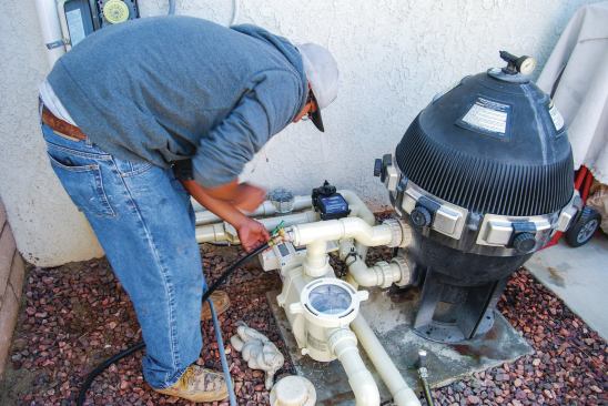 13) The actuator is installed, and the electrical hookups are made to the pump.