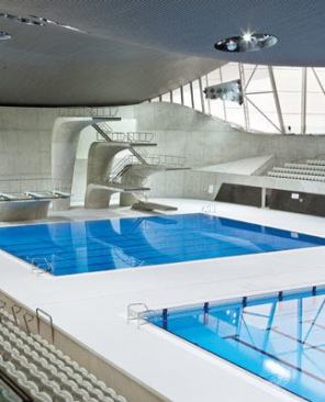 Event CentralThe Aquatic Centre will host 192 Olympic events, including swimming, synchronized swimming, Paralympic swimming, modern pentathlon and diving. The facility includes three pools, a 50-meter competition pool, 50-meter warm-up pool and a 25-meter diving pool.