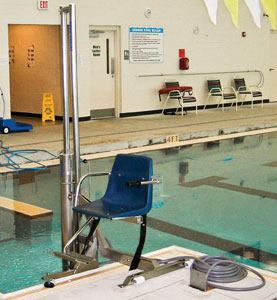 On the level: Installers should check

the immediately surrounding deck to make sure it slopes no more

than 1 in 48. The ADA outlines the equation to determine how much

of the deck must stay within this specification.