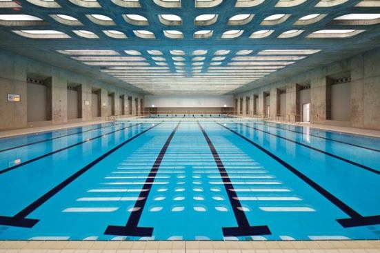 Efficiency ExpertSystems for the warm-up pool (shown above), as well as the main competition and diving pools, were designed with efficiency in mind. Features such as variable-frequency drives are expected to save a considerable amount of energy, and the facility has received a Breeam Excellent rating, a design and assessment method for sustainable buildings.