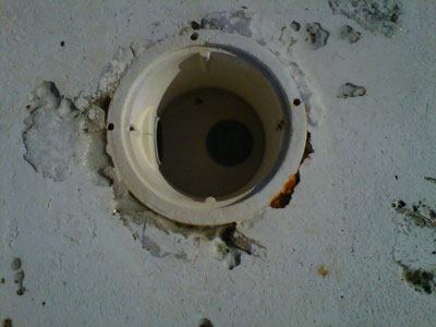 Compliance questions: Officials report that the drain cover had become at least partially dislodged, leaving an exposed sump. This would take the pool out of compliance.