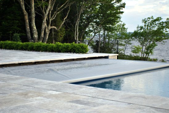 The design also includes an automatic pool cover. 