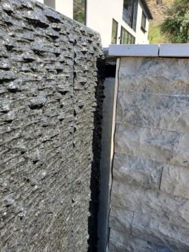 Red Rock Pools & Spas employs a detail that it calls a wick channel to separate the adjacent surface, thereby protecting its finish.