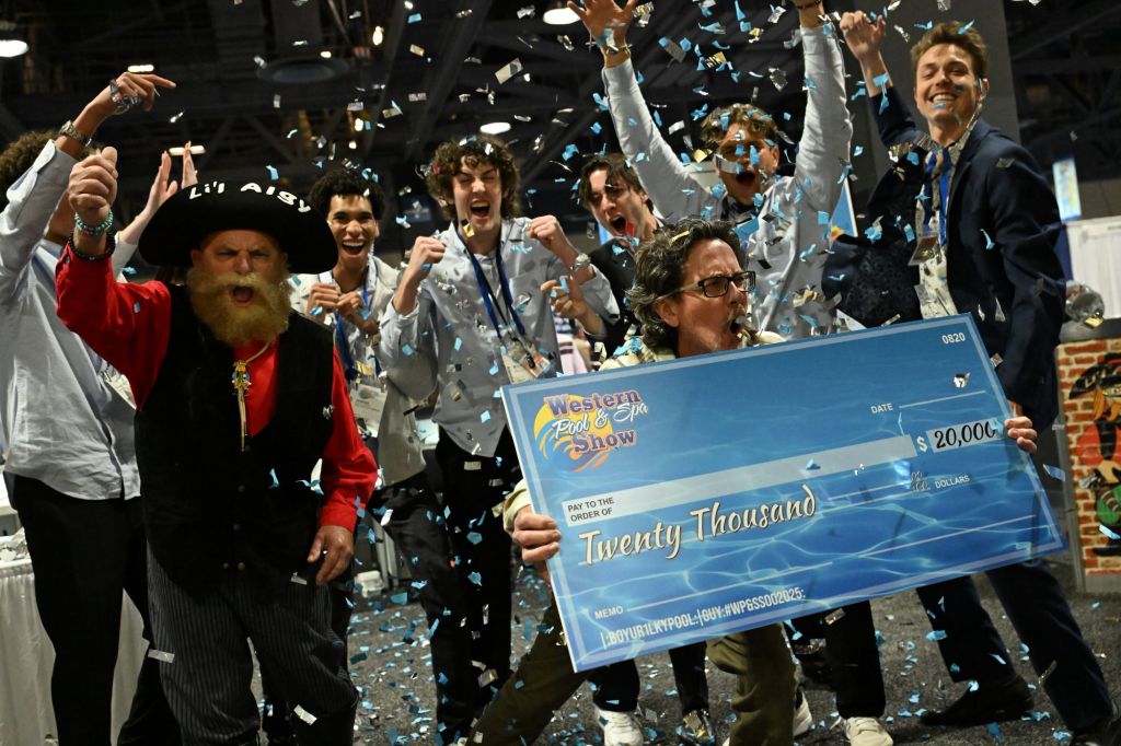 Eric Pahmeier of Eric Pahmeier Pool & Spa Service in Vista, Calif. was the Grand Prize winner at the 2025 Western Pool & Spa Show. He was awarded $20,000. In all, $50,000 in prizes were given away.